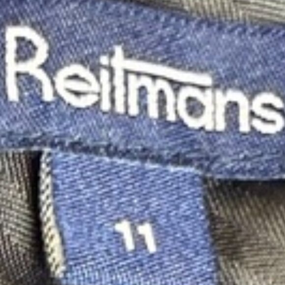 Reitmans Trousers Women's Dress Pants Grey Size 11 - Picture 12 of 13